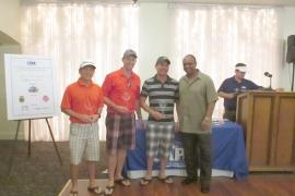 2nd Place Team Golf Winners