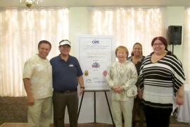 CAPE Board of Trustees with the Golf Tournament sponsors