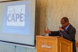 CAPE President, Carlos Clayton commenced the CAPE Annual Business Meeting on Thursday, July 23, 2015.